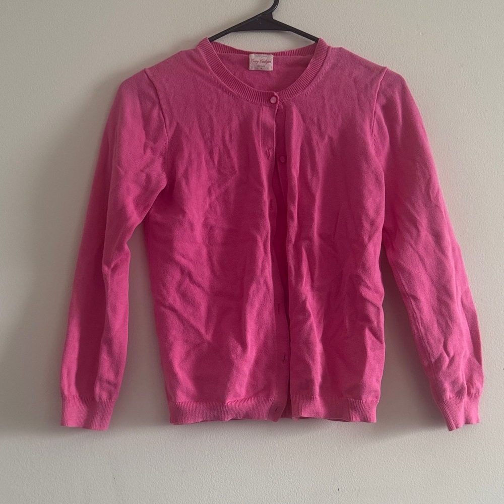 Crewcuts Pink Cardigan Sweater